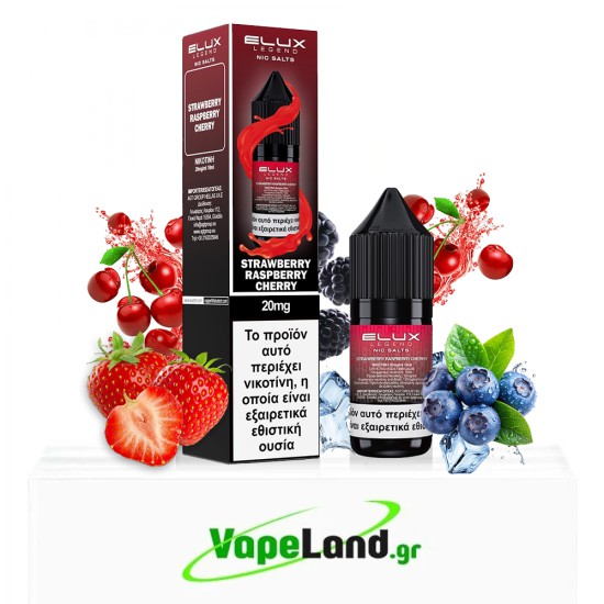 Elux Strawberry Raspberry Cherry Salt 20mg 10ml