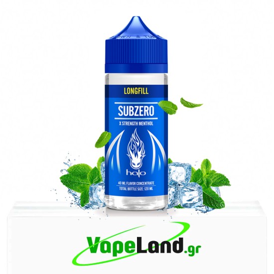 Halo Blue Flavor Shots SubZero 40ml to 120ml