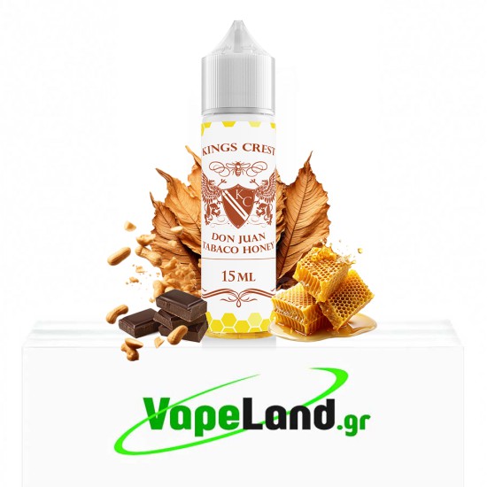 Kings Crest Flavor Shots Don Juan Tabaco Honey 15ml to 60ml