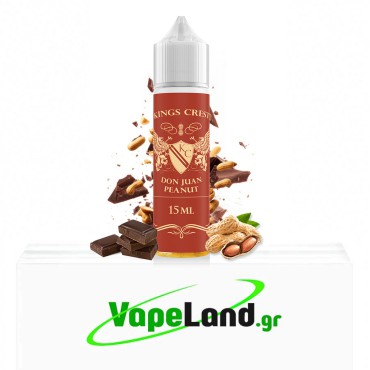Kings Crest Flavor Shots Don Juan Peanut 15ml to 60ml