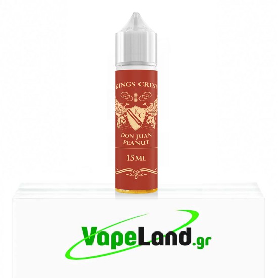 Kings Crest Flavor Shots Don Juan Peanut 15ml to 60ml