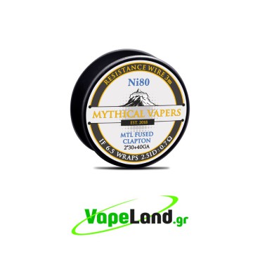 Mythical Vapers MTL Fused Clapton Ni80 3m