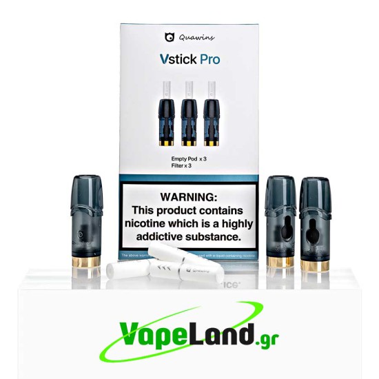 Quawins Vstick Pro Pod Tank 3τεμ Pod tank