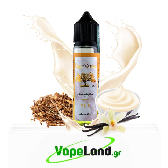 Ripe Vapes Flavor Shots - VCT (Vanilla-Custard-Tobacco) 15ml to 60ml