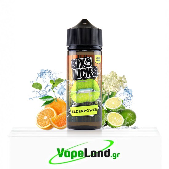 Six Licks Flavor Shots Elderpower 20ml to 120ml