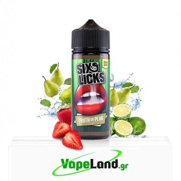 Six Licks Flavor Shots Truth Or Pear 20ml to 120ml