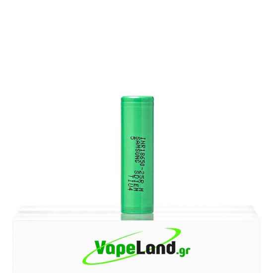 Samsung INR 18650-25R 2500 mAh 25A flat top