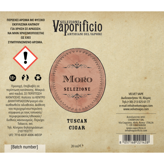 Vaporificio Flavor Shots Moro 20ml to 60ml